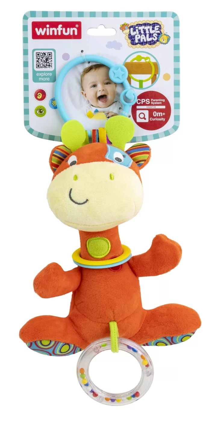 Zornăitoare cu biluțe girafă – Winfun, de la naștere