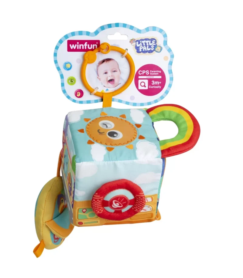 Cub din material textil – Winfun, 3 luni+