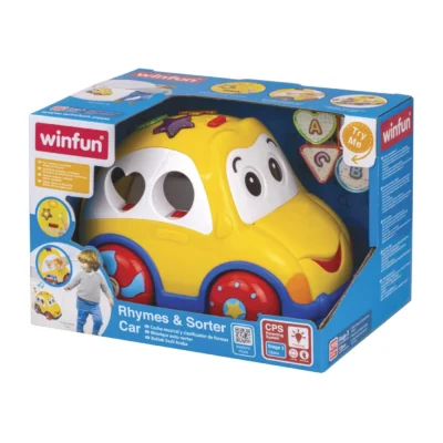 Mașină de sortat forme cu sunete – Winfun, 1 an+