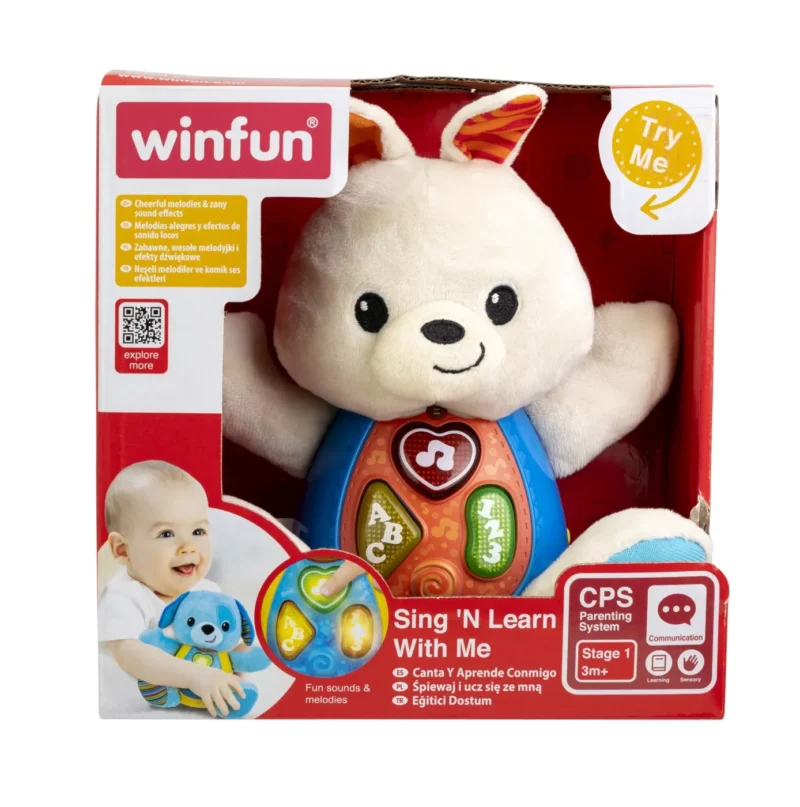 Cântă și învață cu iepurașul Bouncy – Winfun, 3 luni+