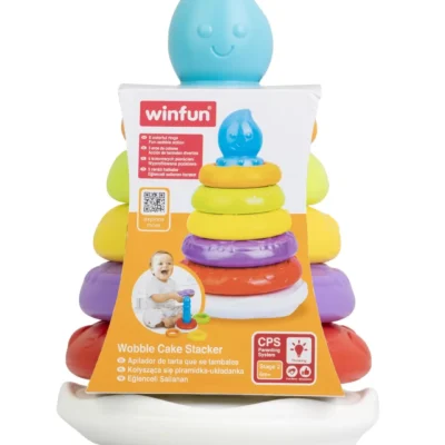Turn cu cercuri colorate în forma de tort – Winfun, 6 luni+