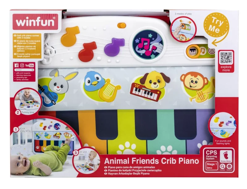 Pian cu sunete și lumini – Winfun, 3 luni+