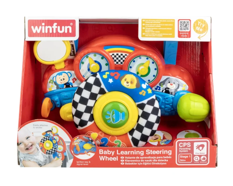 Volan muzical pentru bebeluși – Winfun, 3 luni+