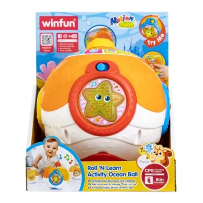 Minge interactivă cu tematică oceanică – Winfun, 6 luni+