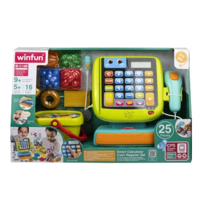 Set cu casă de marcat interactivă și accesorii – Winfun, 2 ani+
