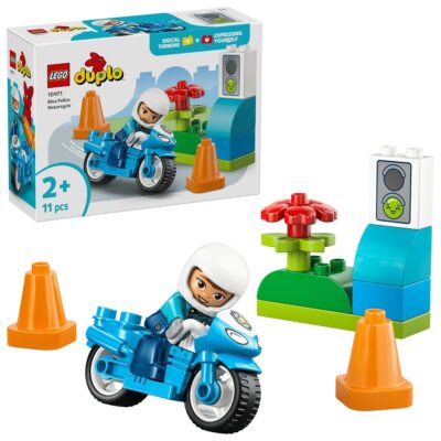 Motocicletă Albastră de Poliție