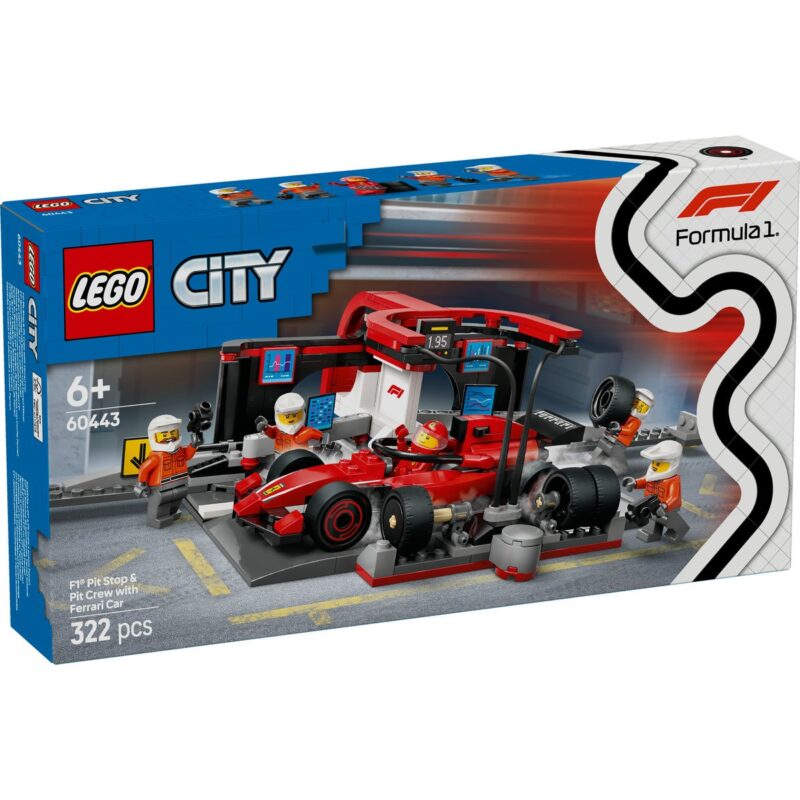 Boxa Si Mecanici F1 cu Masina Ferrari