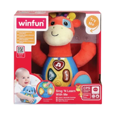 Cântă și învață cu girafa Patch – Winfun, 3 luni+