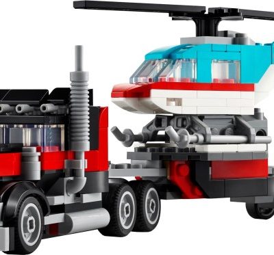 Camioneta cu Platforma Si Elicopter