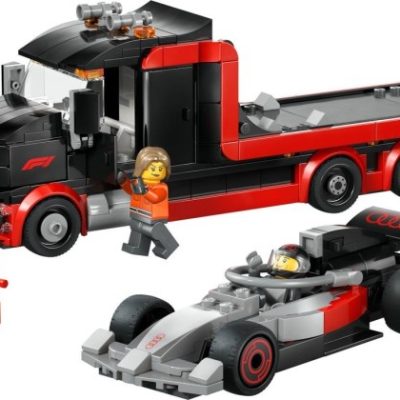 Camion de Prezentare F1® cu Mașină de Curse Audi F1