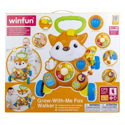 Antemergător în formă de vulpe cu lumini și sunete – Winfun, 6 luni+
