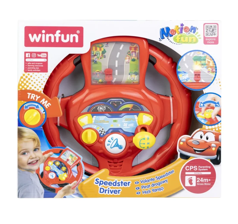 Volan cu sunete și lumini – Winfun, 2 ani+