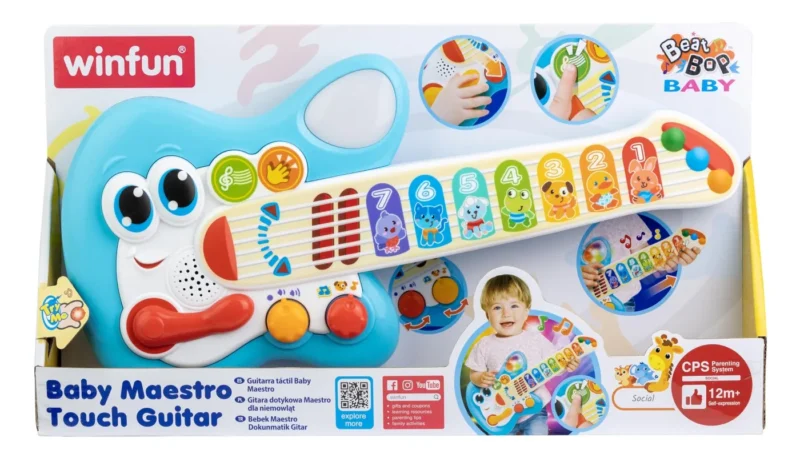 Chitară cu sunete și lumini – Winfun, 1 an+