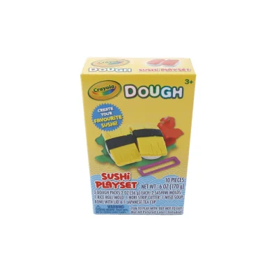 Set plastilină Crayola Dough Sushi cu accesorii, 3 ani+