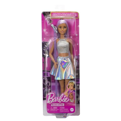 Barbie Păpușă Barbie You Can Be Set Barbie Star Pop Si Microfon