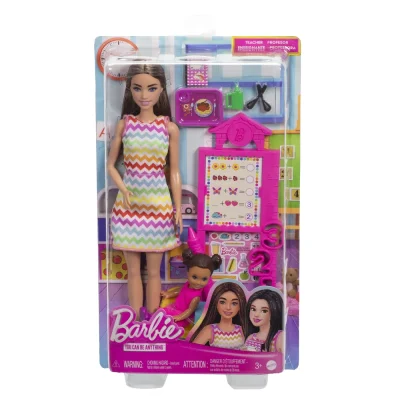 Barbie Set de Joaca Păpușă Barbie Satena Face Cariera Profesoara