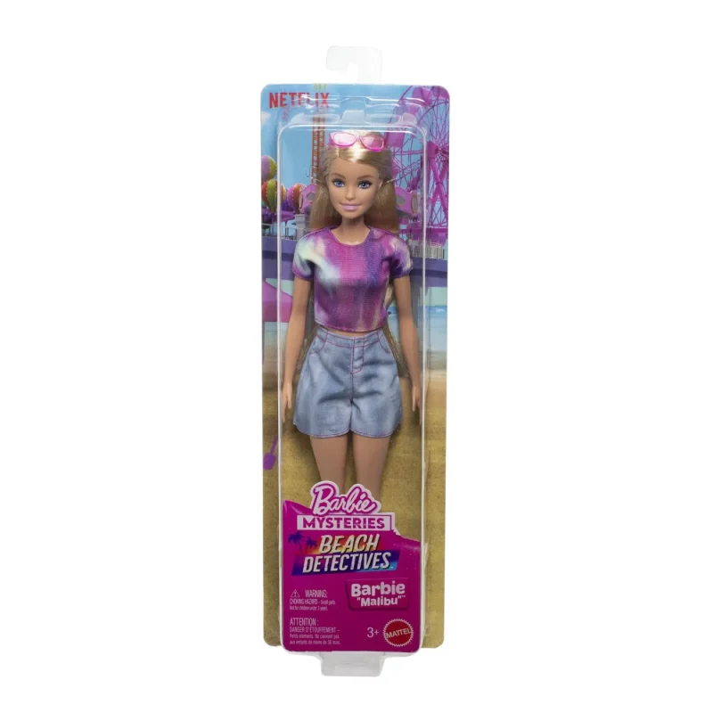 Barbie Mysteries Detectivi Pe Plaja Păpușă Barbie Malibu