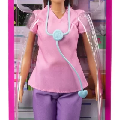 Păpușă Barbie Asistenta Medicala Satena