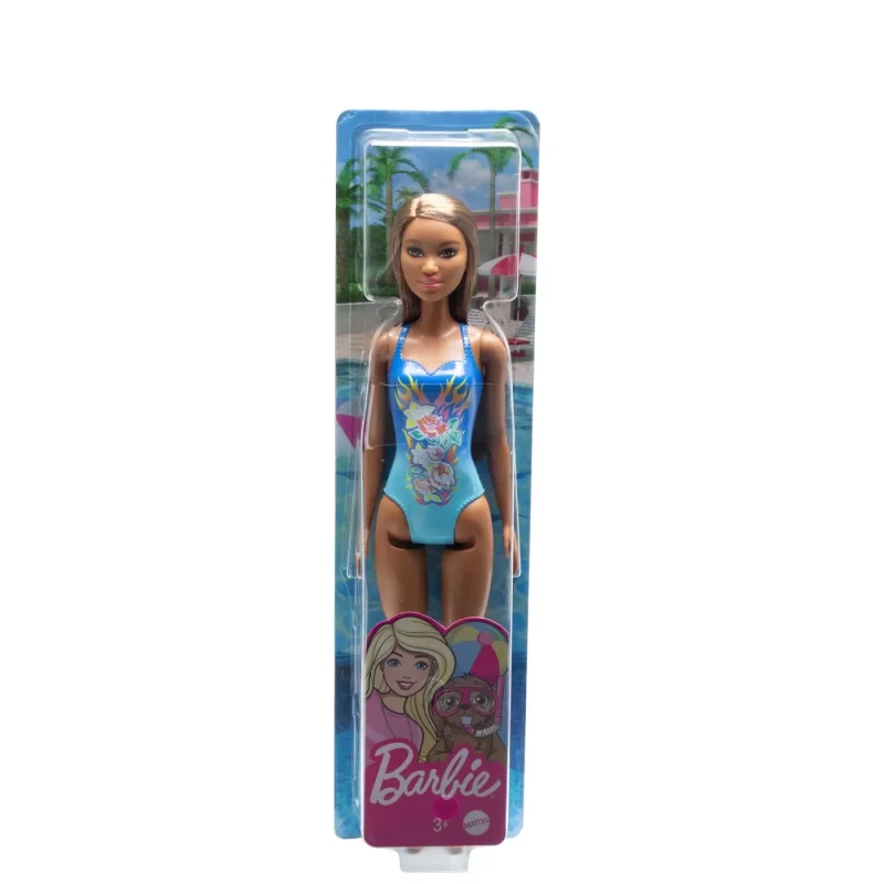 Păpușă Barbie Satena cu Costum de Baie Albastru