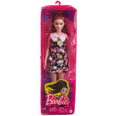Păpușă Barbie Fashionista Satena cu Rochie cu Imprimeu Floral