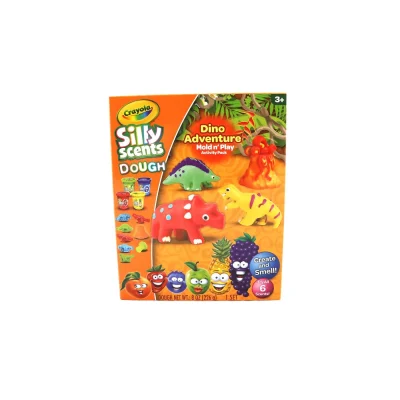 Set plastilină parfumată Crayola Silly Scents Dinozaur, 226 g, 3 ani+