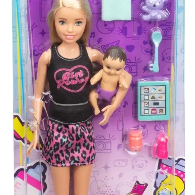 Barbie Păpușă Skipper First Jobs Babysitter Păpușă Blondă