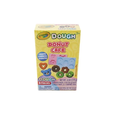 Set plastilină Crayola Dough Cafenea cu Gogoși, 3 ani+