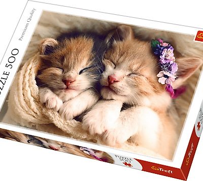 Puzzle Trefl 500 Pisicute Somnoroase
