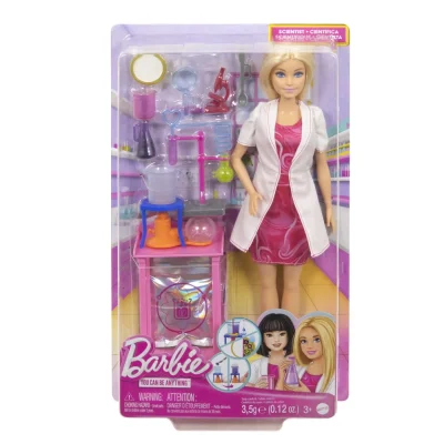 Barbie Set de Joaca Păpușă Barbie Face Cariera Om de Stiinta
