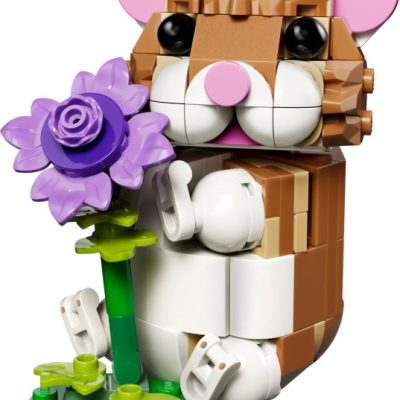 Hamster Adorabil cu O Floare