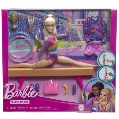Barbie Păpușă Barbie You Can Be Gimnasta Blondă
