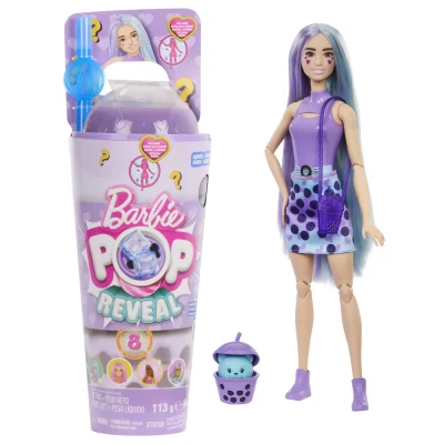 Barbie Pop Reveal Bubble Tea Păpușă Barbie Taro Milk