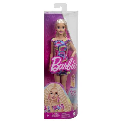 Păpușă Barbie Fashionista cu Păr Blond Ondulat