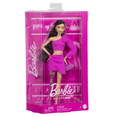 Barbie Deluxe Style Păpușă Barbie Brunetă cu Picior Protetic