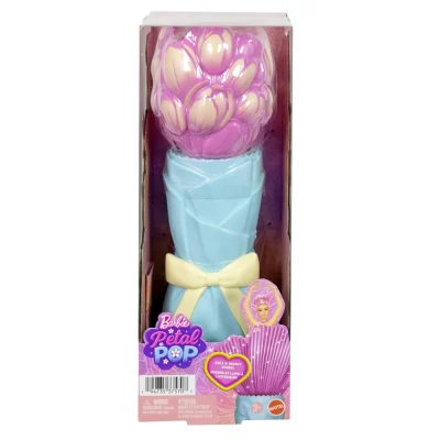 Barbie Petal Pop Set Păpușă Barbie Lalea Roz Si Accesorii