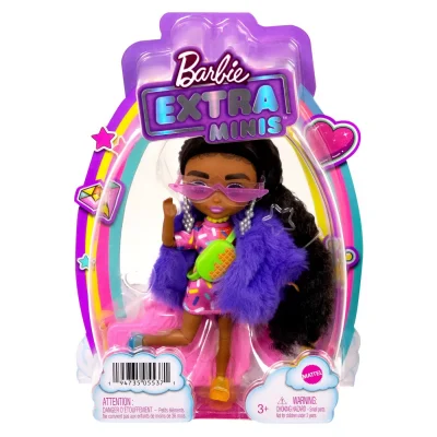 Barbie Păpușă Barbie Extra Mini Brunetă