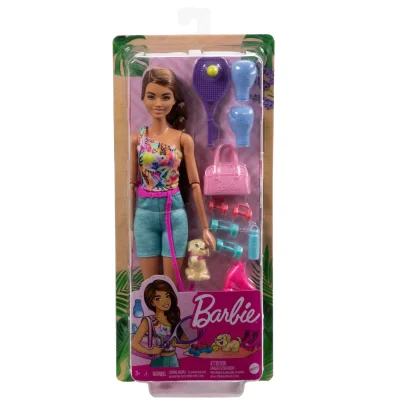 Barbie Set de Joaca cu Accesorii Păpușă Barbie Sportiva