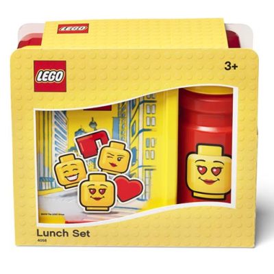 Set pentru pranz LEGO Iconic rosu-galben