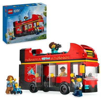 Autobuz Turistic Rosu cu Etaj