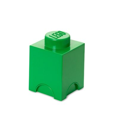 Cutie depozitare LEGO 1 verde inchis